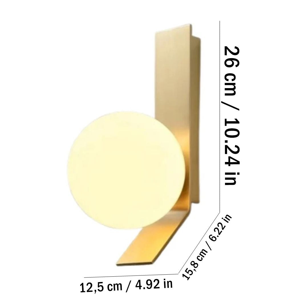 Clean Sphere LED Wall Sconce