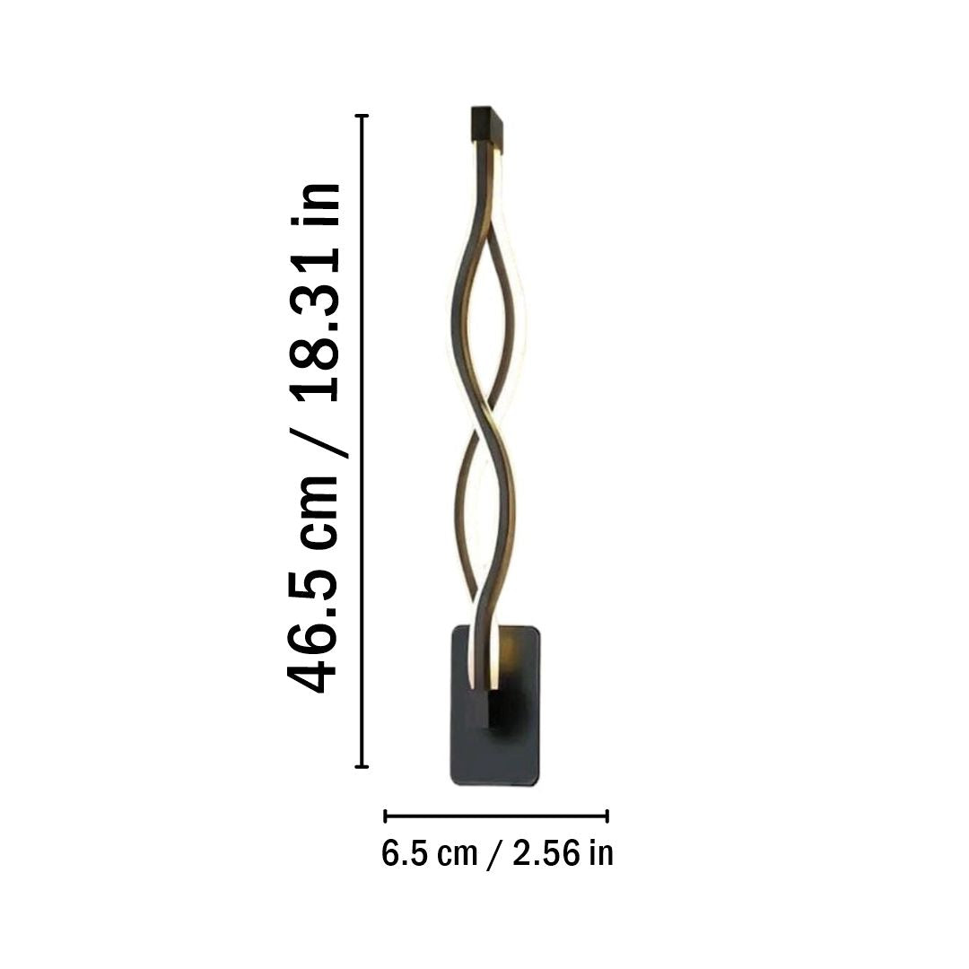 Wave LED Wall Lamp – Modern Decorative Aluminium Wall Light