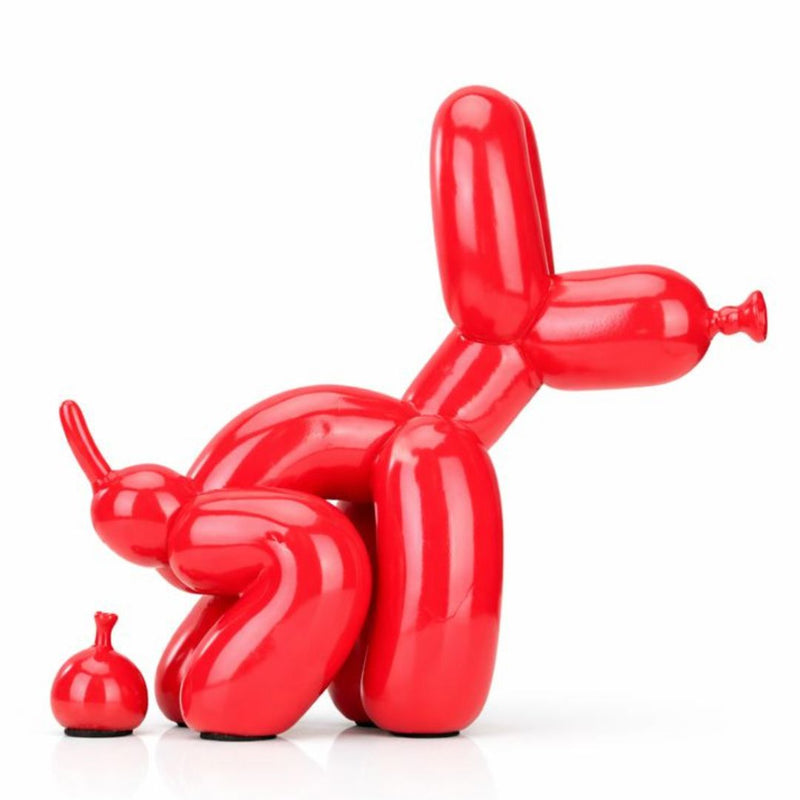 Doggy Poo Balloon Dog Sculpture 9inx8.6in