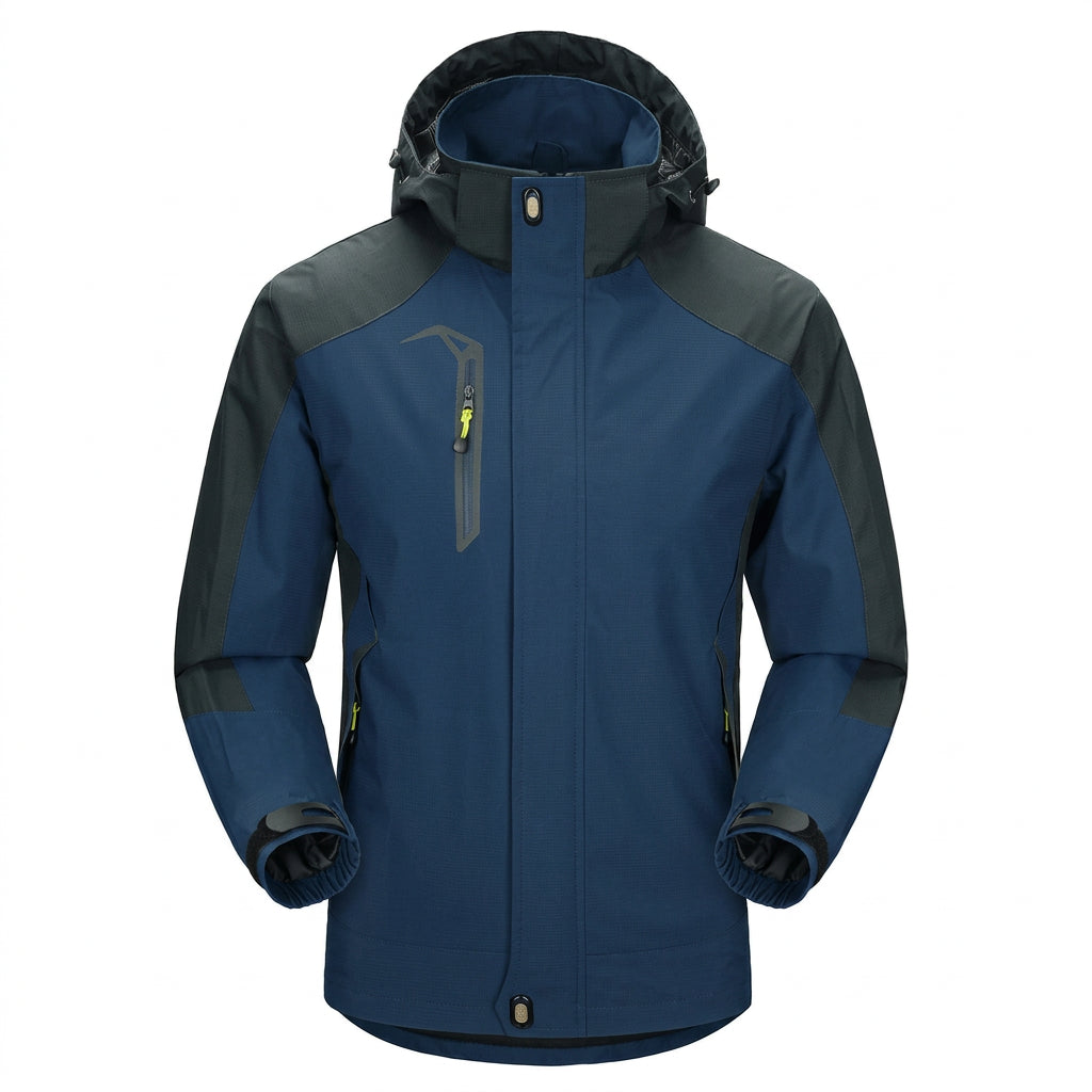 Men’s Outdoor Jacket – Waterproof, Windproof & Hiking Ready