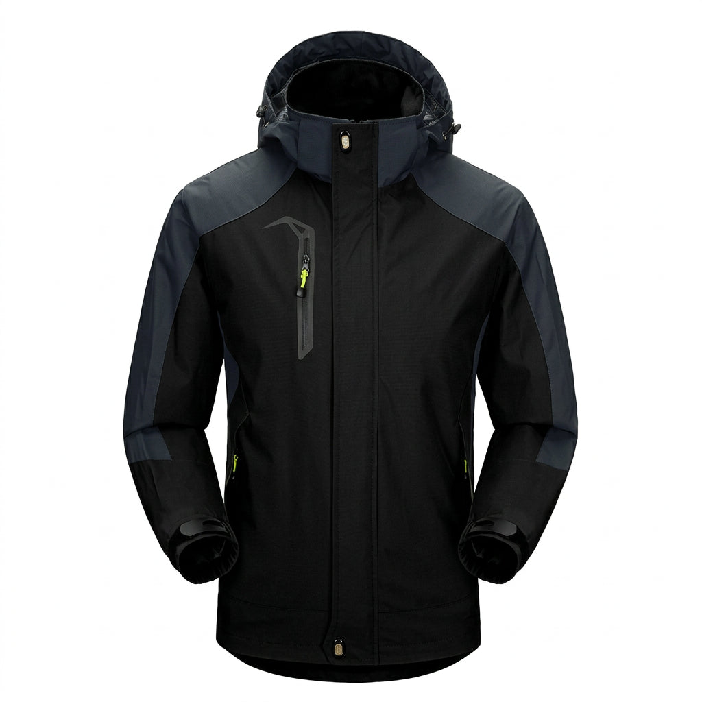 Men’s Outdoor Jacket – Waterproof, Windproof & Hiking Ready