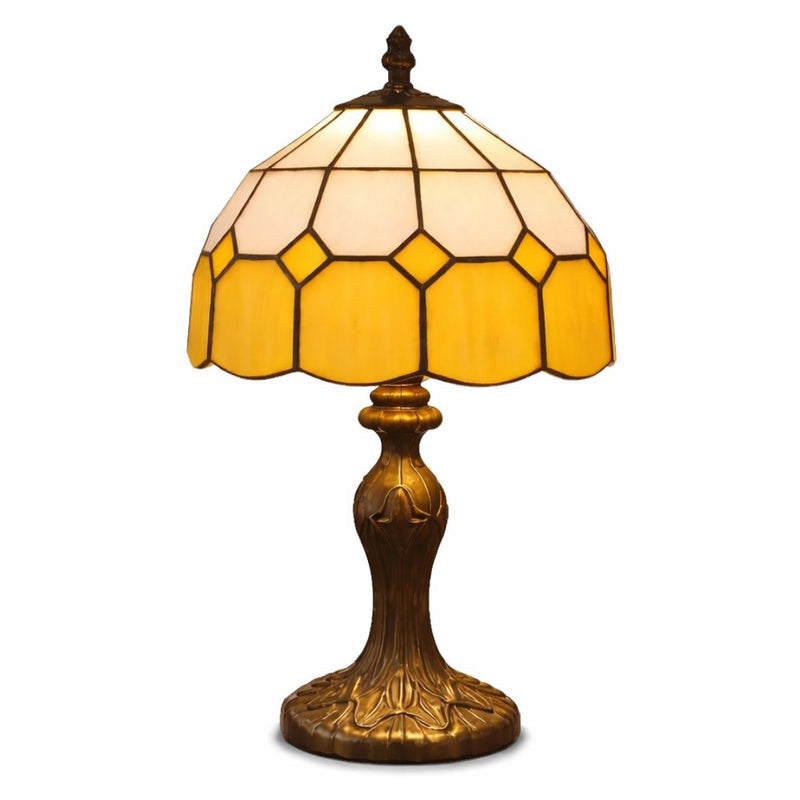 Classic Tiffany Stained Glass Table Lamp