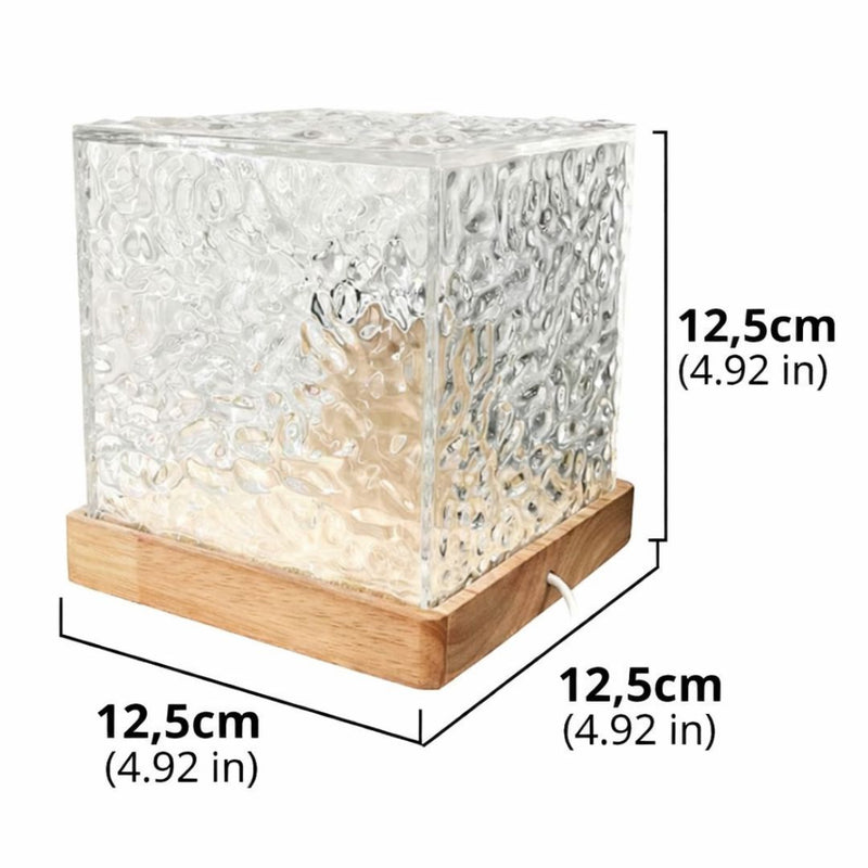 Ripple Glow Cube Table Lamp