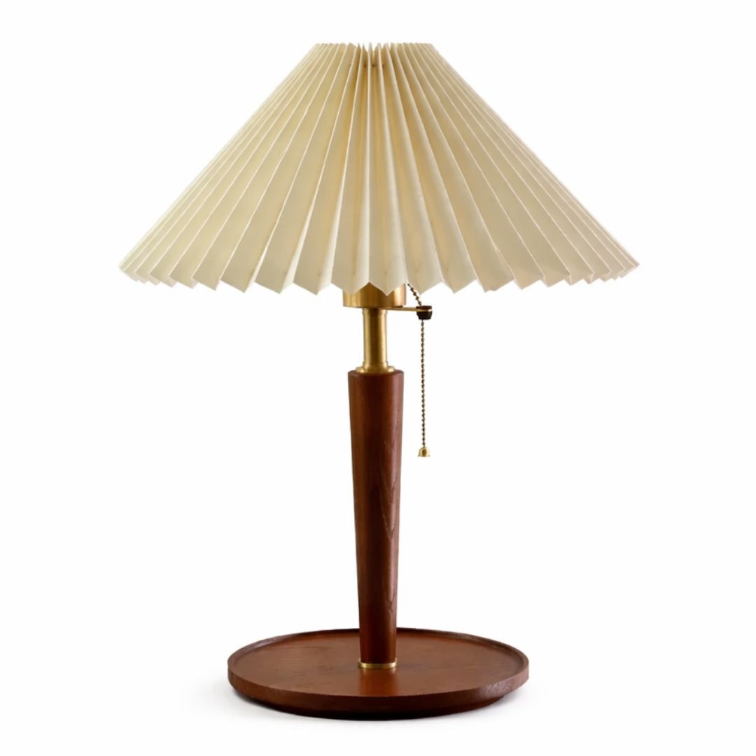 Retro Vienna Pleated Table Lamp
