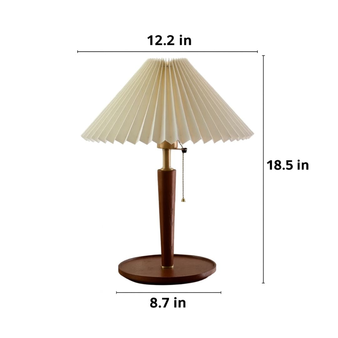Retro Vienna Pleated Table Lamp