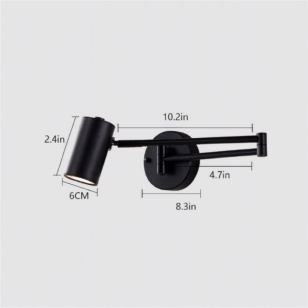 Ballance 360° Adjustable LED Wall Sconce – Modern Rotating Wall Lamp