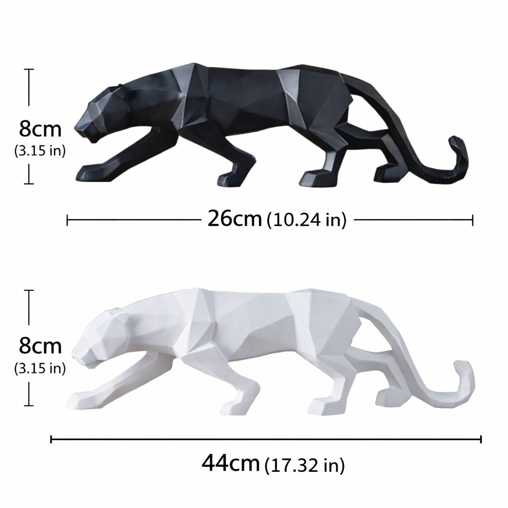 Abstract Panther Sculpture