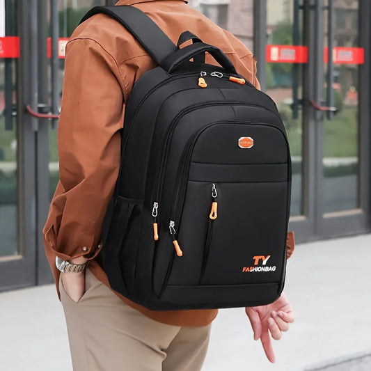 Men’s Waterproof Backpack – Large Capacity & Adjustable Laptop Bag