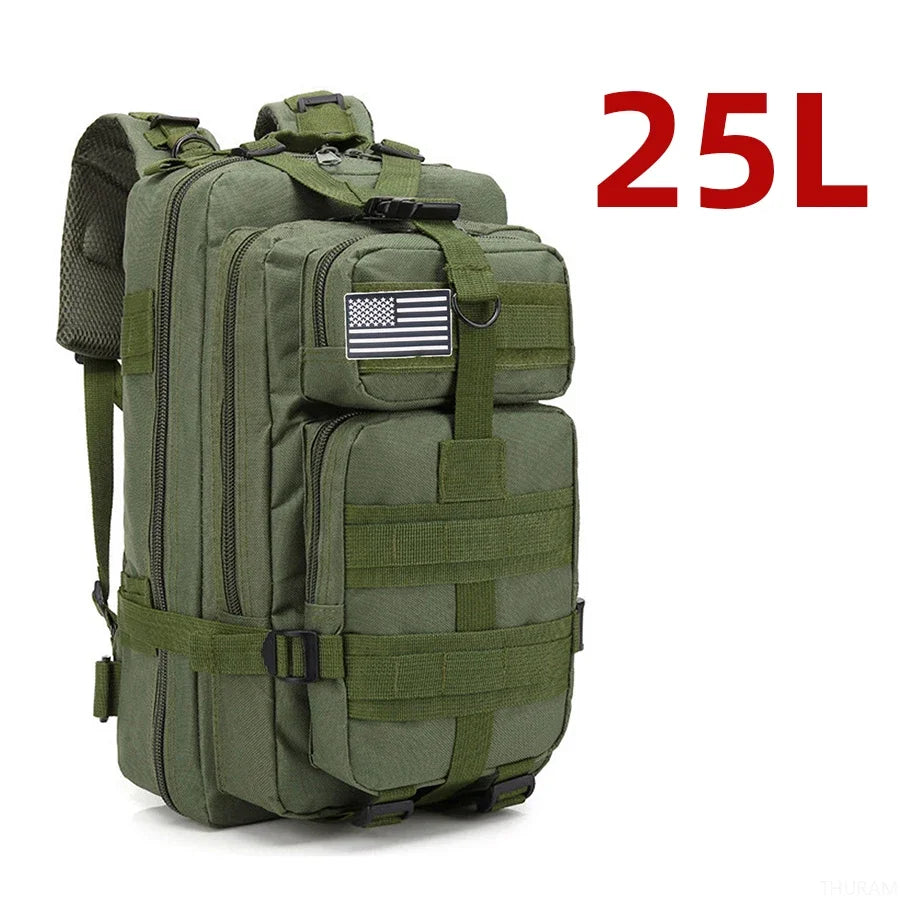 Waterproof Tactical Outdoor Backpack – 25L/50L