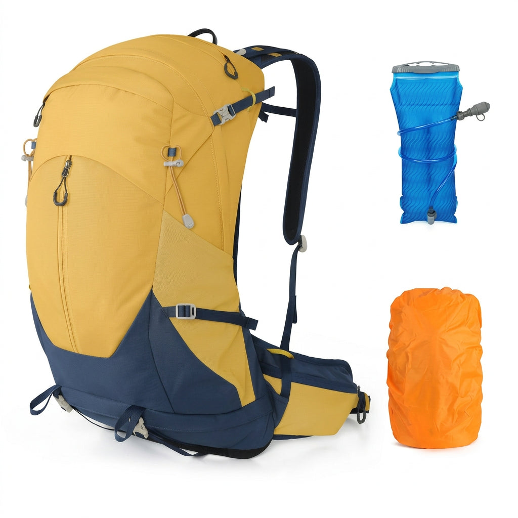 Waterproof Hiking Backpack with Rain Cover – Lightweight Travel & Camping Daypack