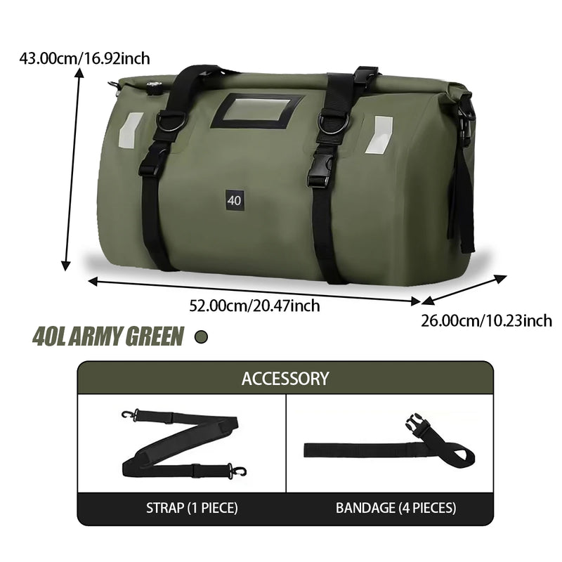 Waterproof Motorcycle Tail Bag