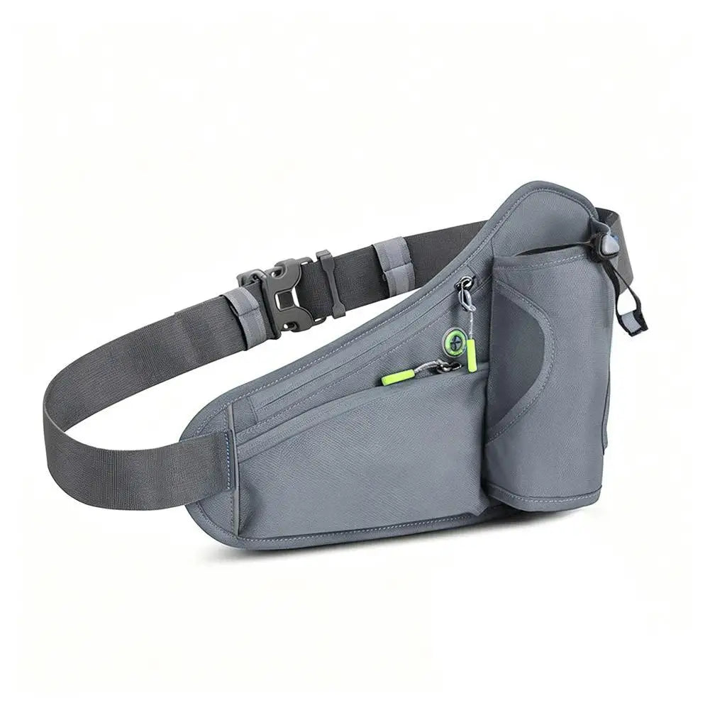 Sports Running Waist Bag – Adjustable Belt with Bottle Holder