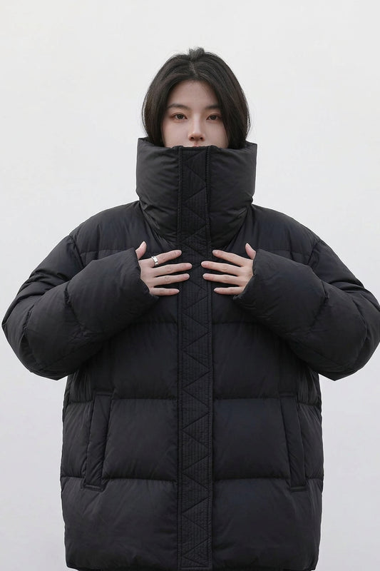 Women's Lightweight Down Jacket – Warm Puffer Winter Coat