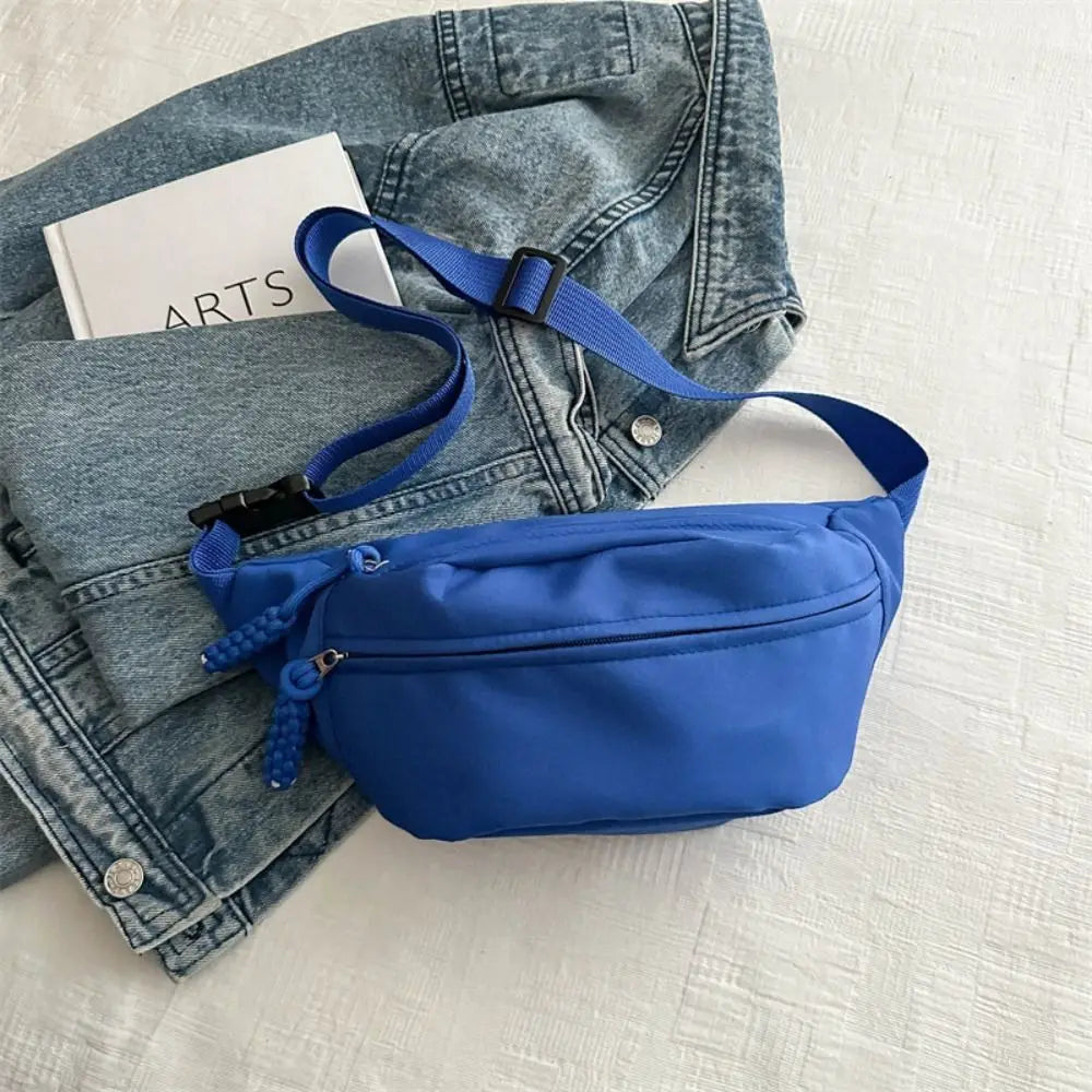 Women's Half-Moon Chest Bag – Waterproof Oxford, Large Capacity