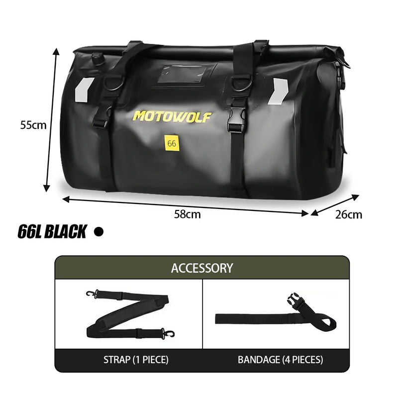 Waterproof Motorcycle Tail Bag