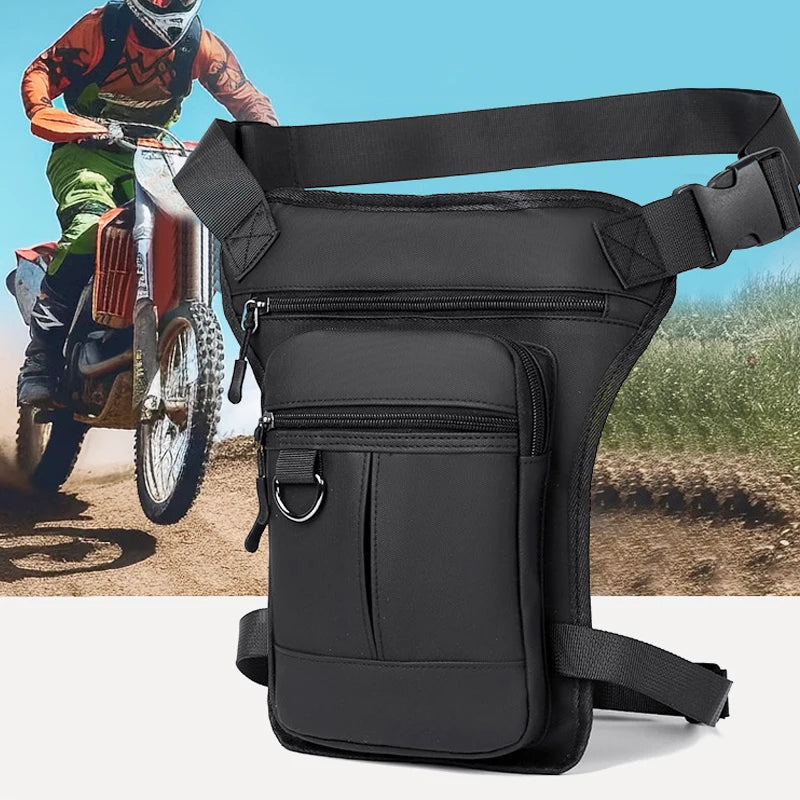 Waterproof Tactical Motorcycle Leg Bag – Outdoor Riding Pack