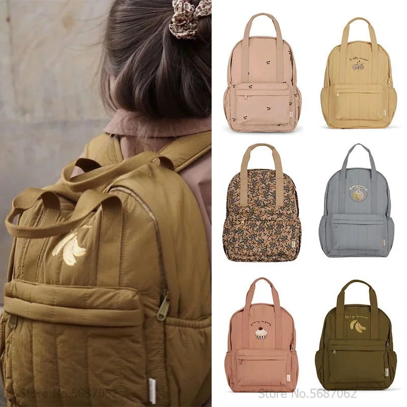 Kids Cherry Backpack – Cute Parent-Child Travel & School Bag