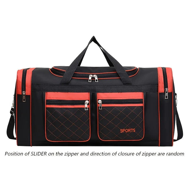Large Capacity Travel Duffel Bag | Multi-Pocket Sports & Weekend Bag