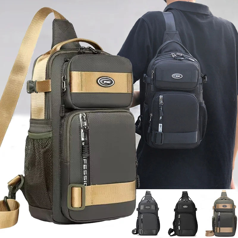 Men's Lightweight Crossbody Bag – Large Capacity