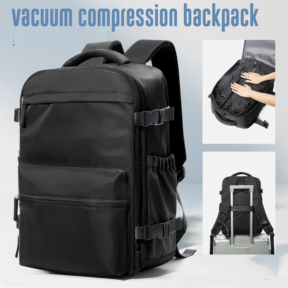 Expandable Travel Backpack – Large Capacity Laptop Backpack for Business, Travel & Everyday