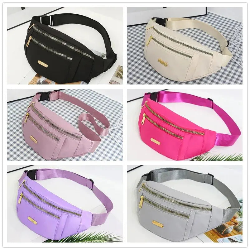 Women's Sports Waist Bag – Multi-Pocket & Versatile