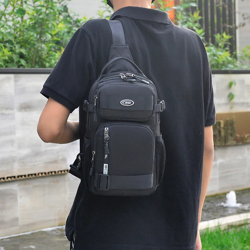 Men's Lightweight Crossbody Bag – Large Capacity