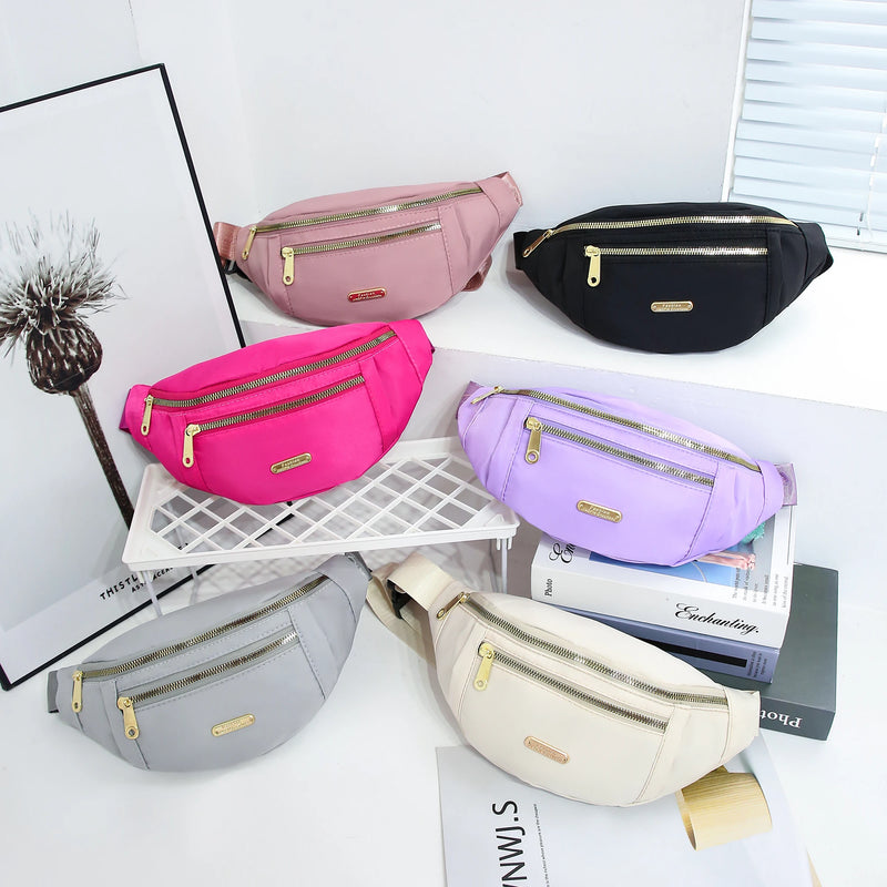 Women's Sports Waist Bag – Multi-Pocket & Versatile