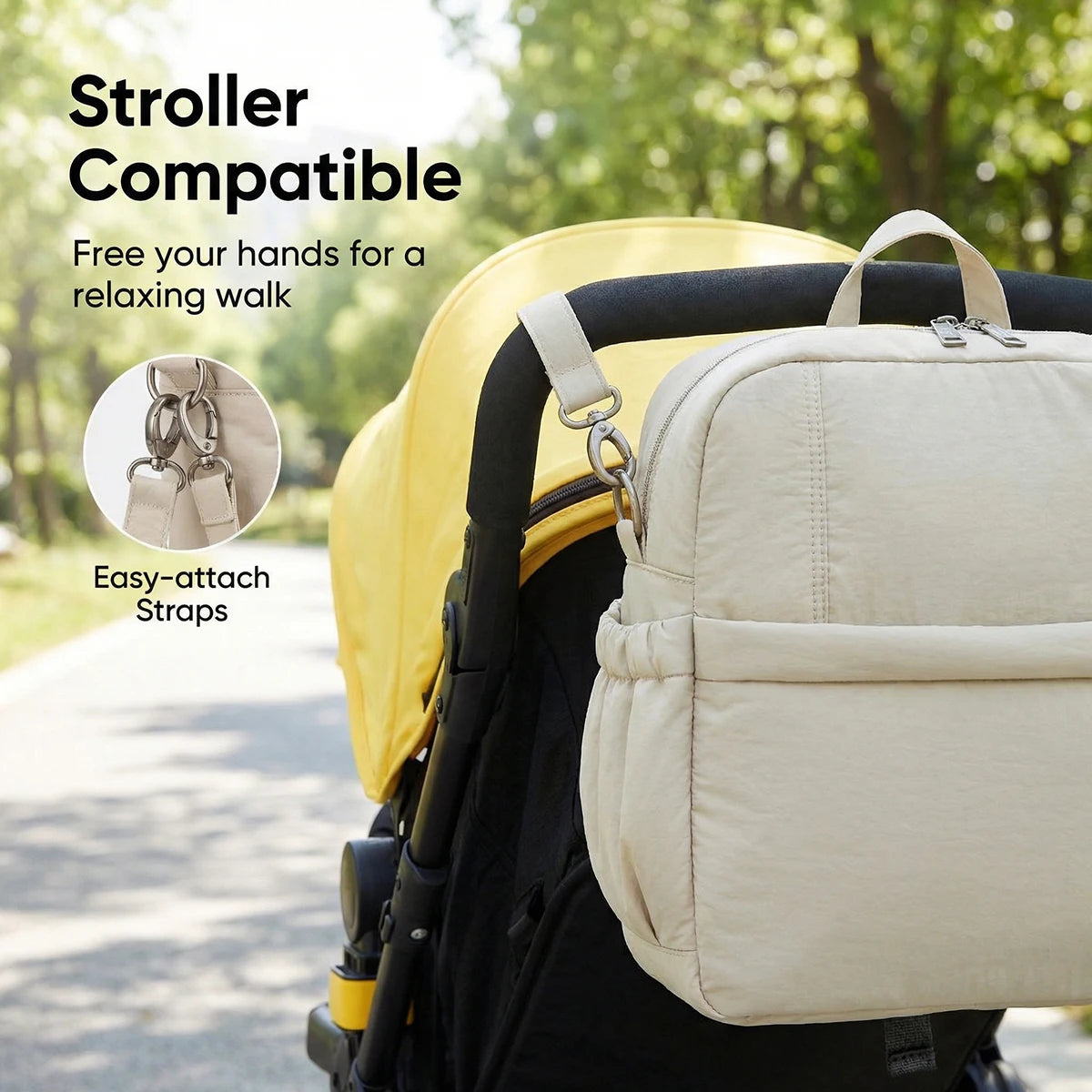 SOBoba Multifunctional Diaper Backpack – Large-Capacity Baby Travel Bag