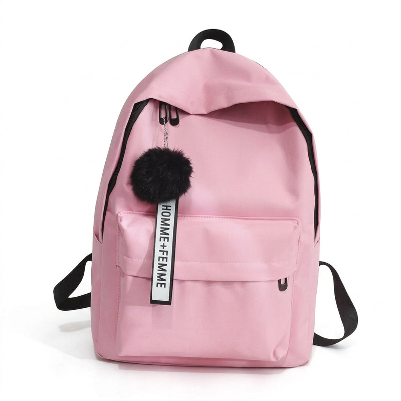 Printed Leaf Backpack – Large Capacity Stylish School & Travel Bag