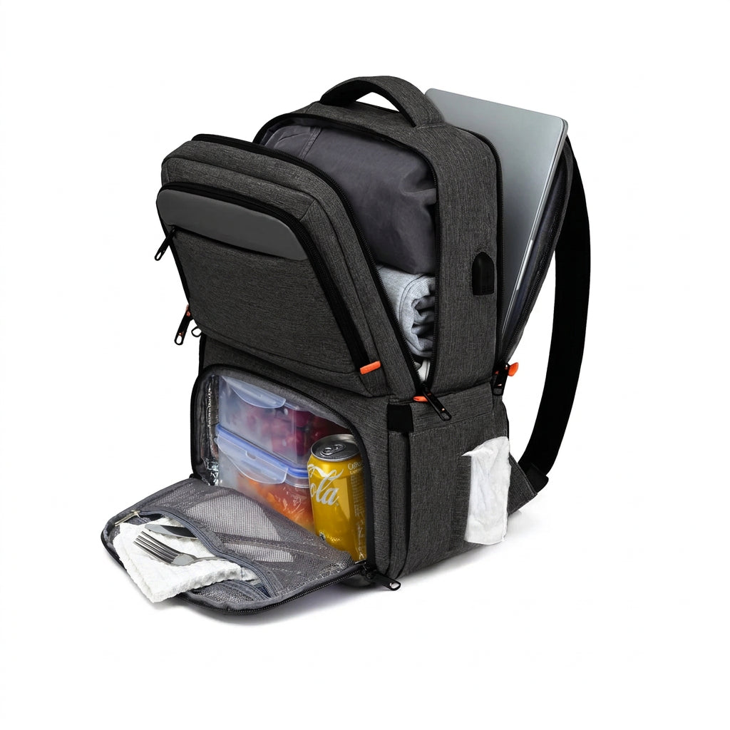 Insulated Lunch Backpack – Large Waterproof Cooler Bag for Travel & Camping