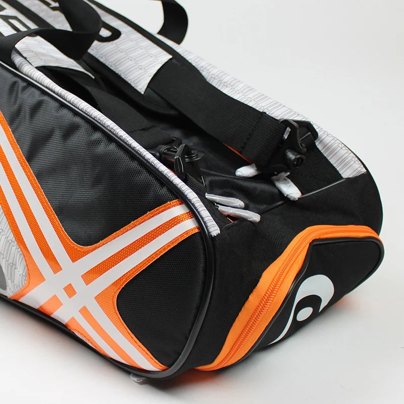 Tennis Racket Backpack – Large Capacity, 3–6 Racquets & Shoe Compartment