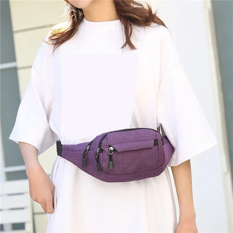 Multifunctional Waist Bag – Large Capacity & Water-Resistant