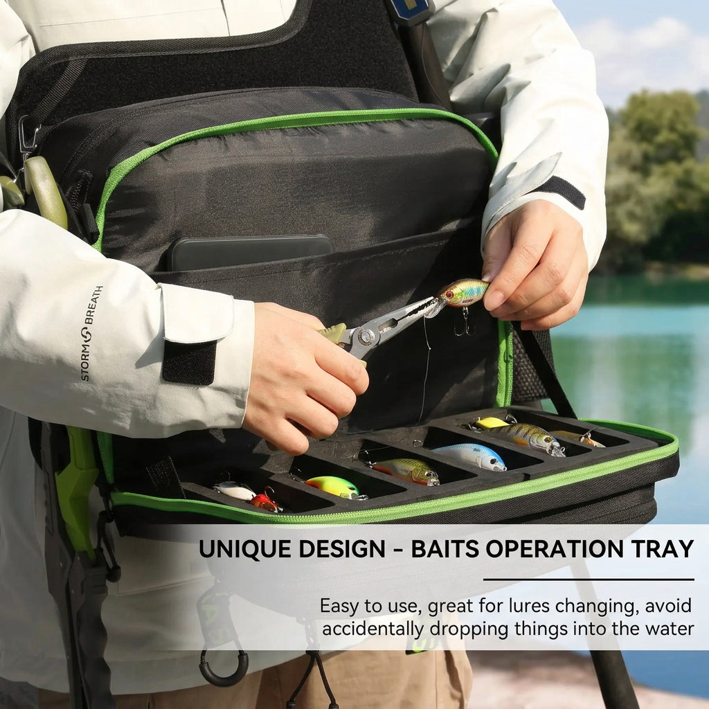 Fishing Tackle Bag – Large-Capacity Storage Backpack