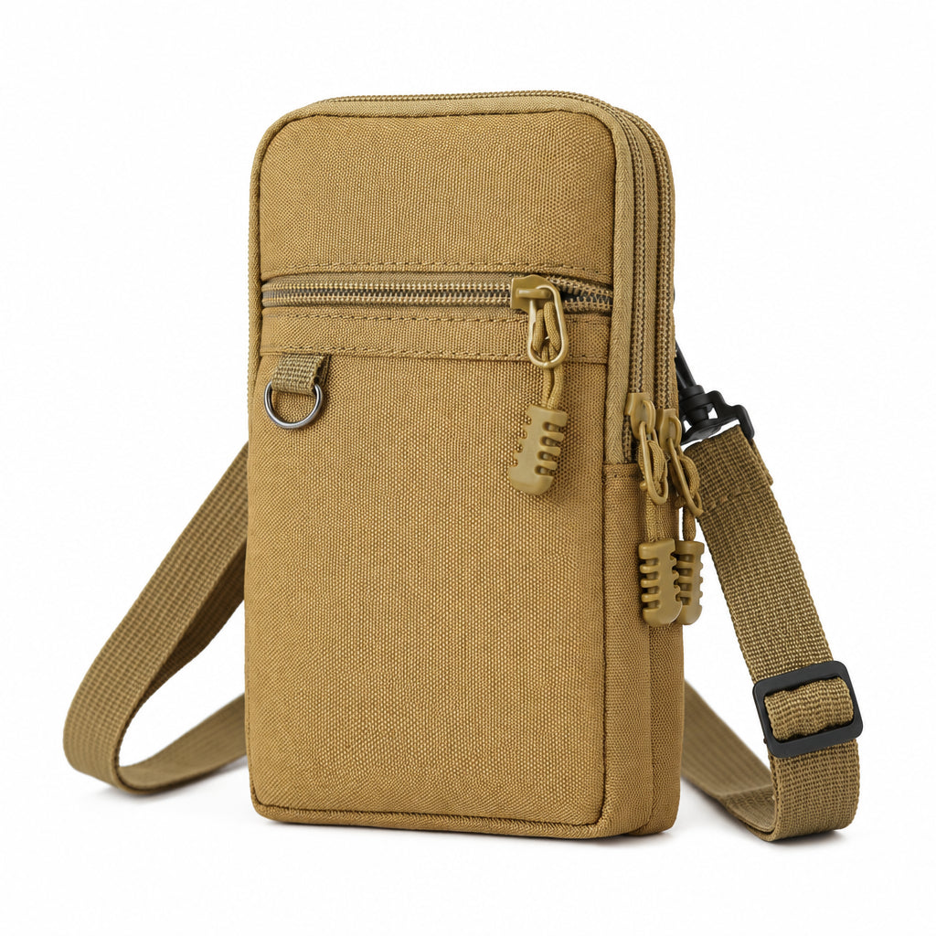 Men’s Mini Waist Bag – Multifunctional Crossbody Phone Pouch