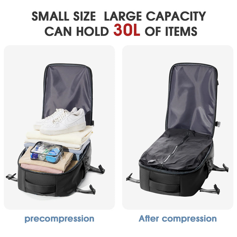 Expandable Travel Backpack – Large Capacity Laptop Backpack for Business, Travel & Everyday
