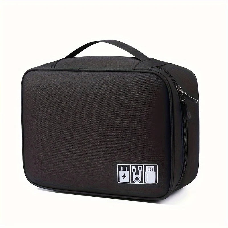 Layer Digital Storage Bag – Multifunctional Cable & Power Bank Case