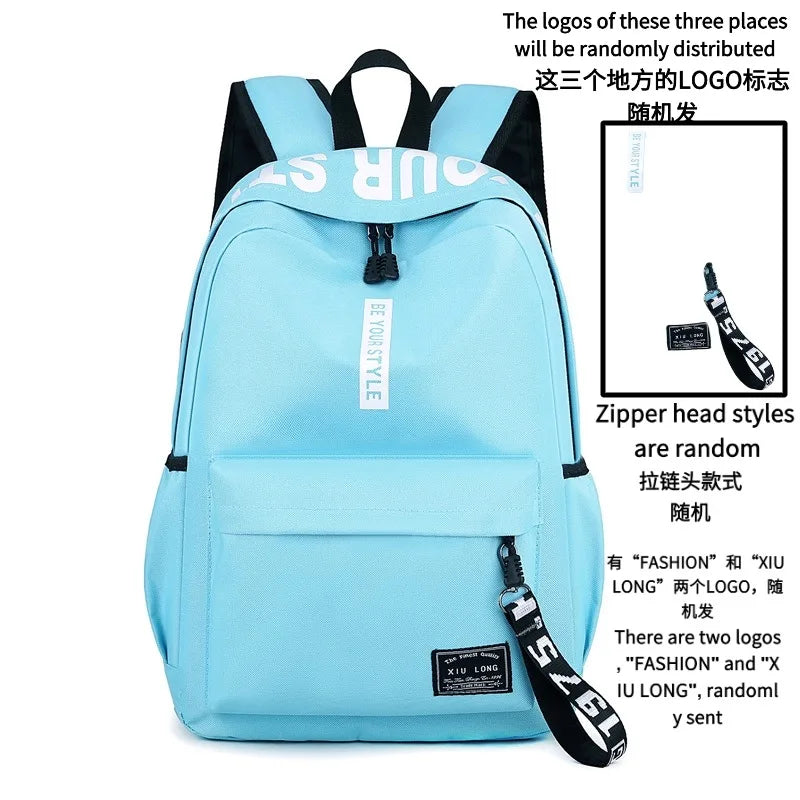 Korean Style School Backpack – Large Capacity & Trendy