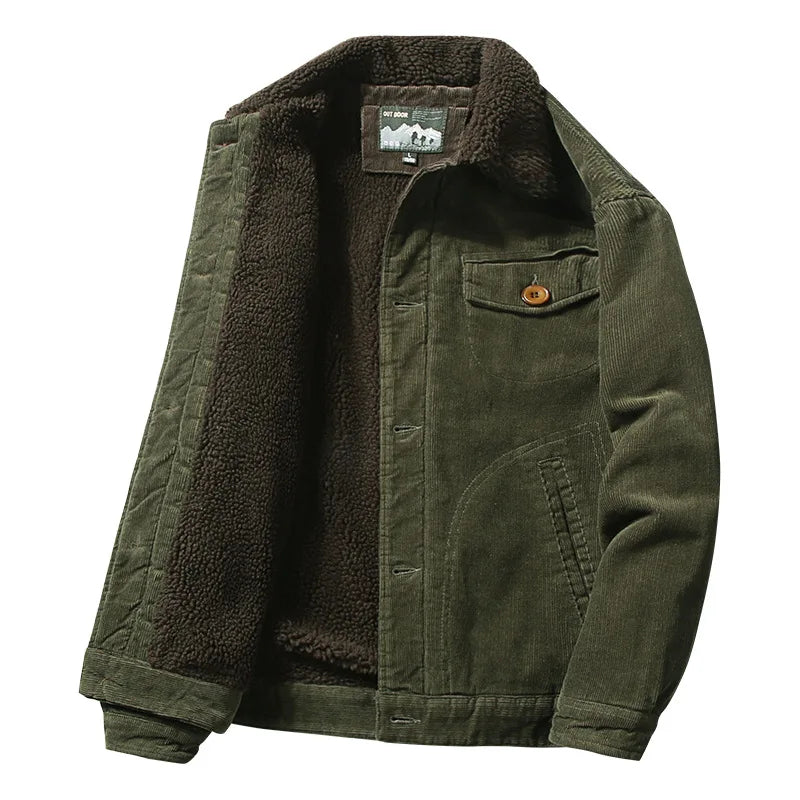 Men's Velvet Jacket with Lined Interior