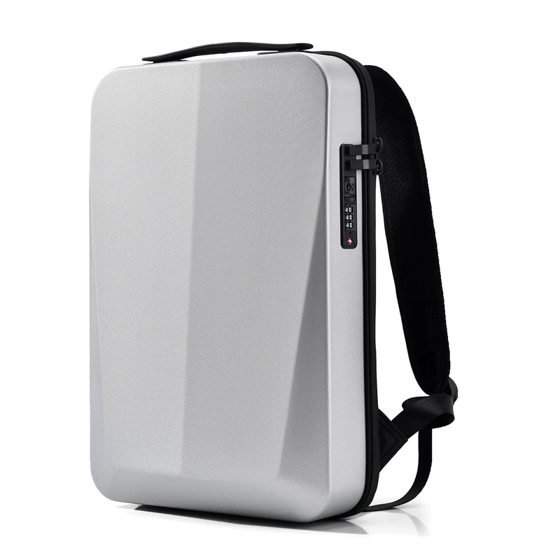 Men's Hard Shell Laptop Backpack – Waterproof, Large Capacity & Multi-Functional