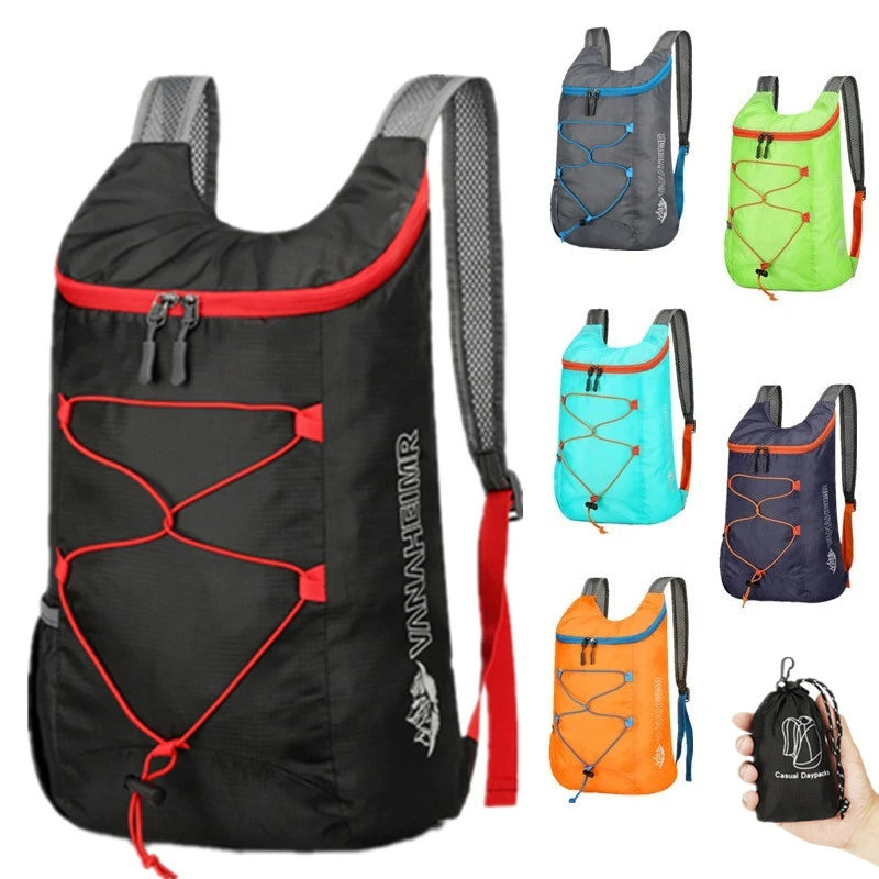 Lightweight Foldable Outdoor Backpack – Waterproof