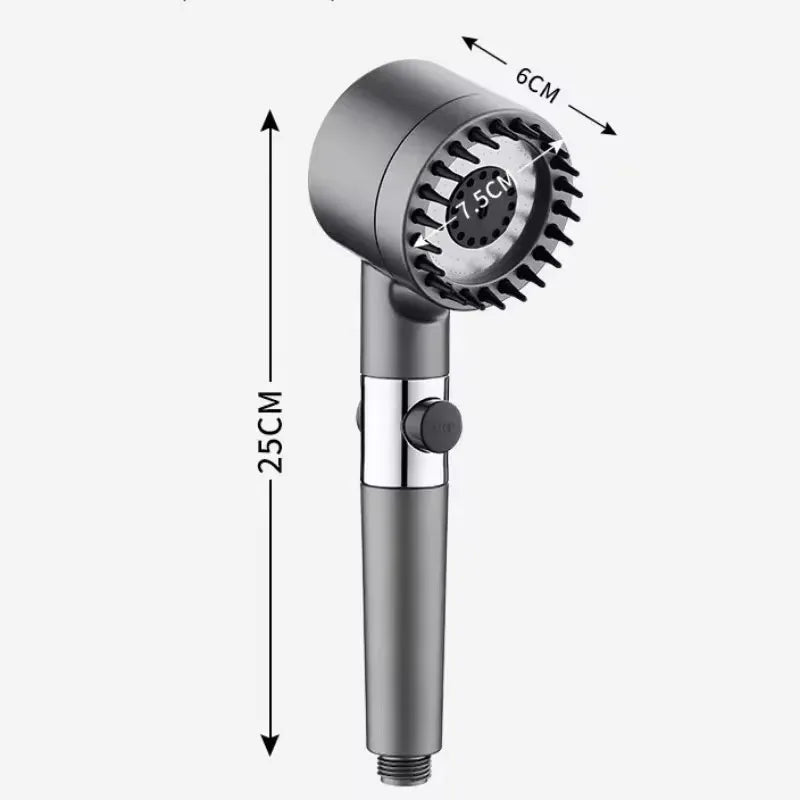 4-Mode Water Filter Shower Head