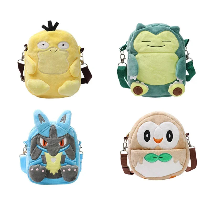 Pokemon Plush Backpack – Cute Anime Shoulder Bag