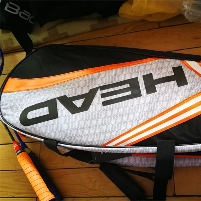 Tennis Racket Backpack – Large Capacity, 3–6 Racquets & Shoe Compartment