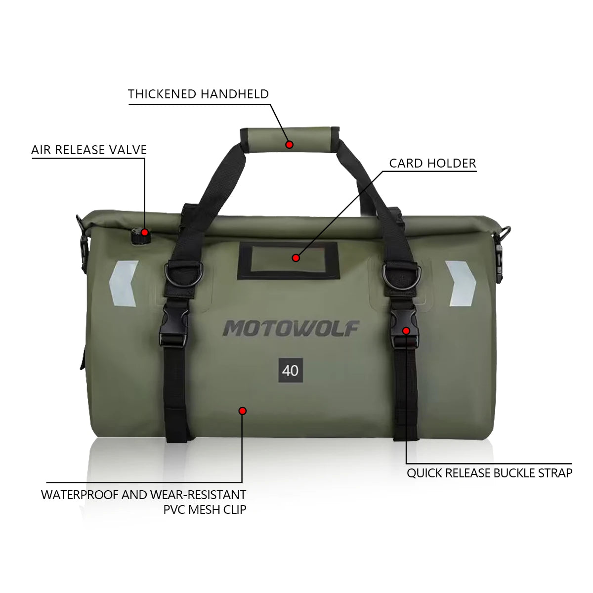 Waterproof Motorcycle Tail Bag