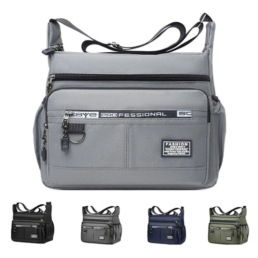 Men’s Crossbody Bag – Multi-Pocket Business Sling