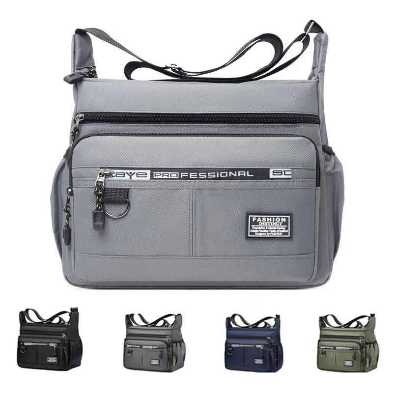 Men’s Crossbody Bag – Multi-Pocket Business Sling