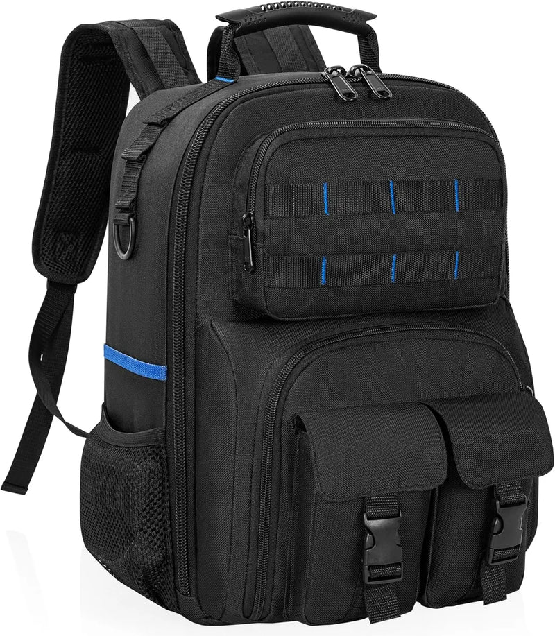 Heavy-Duty Tool Backpack – Water-Resistant, Padded & Removable Organizer