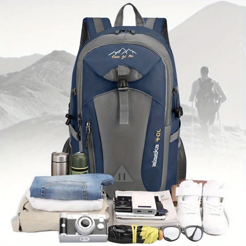40L Hiking Backpack – Large Capacity Outdoor Travel & Sports Bag