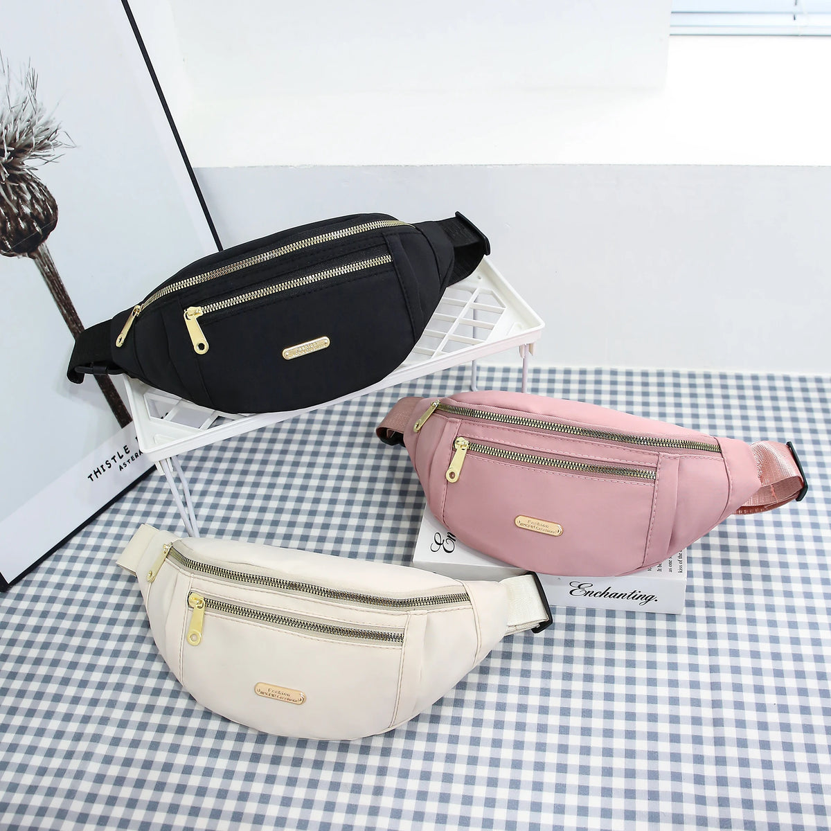 Women's Sports Waist Bag – Multi-Pocket & Versatile