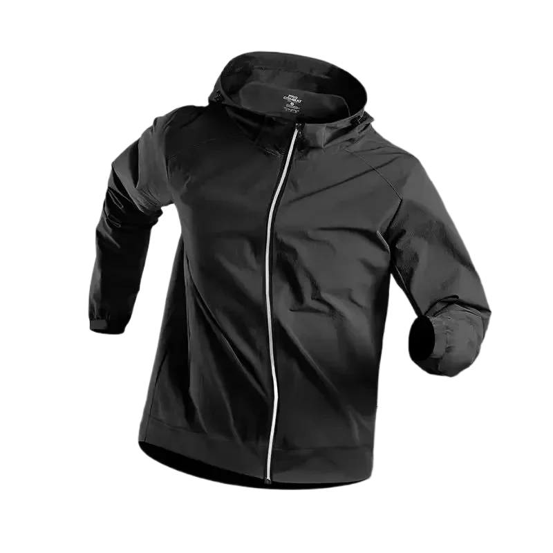 Men’s Hooded Running Jacket – Lightweight Sportswear